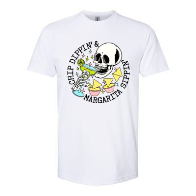 Chip Dippin Margarita Sippin Softstyle CVC T-Shirt