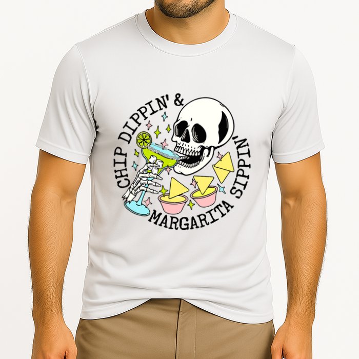 Chip Dippin Margarita Sippin Cooling Performance Crew T-Shirt