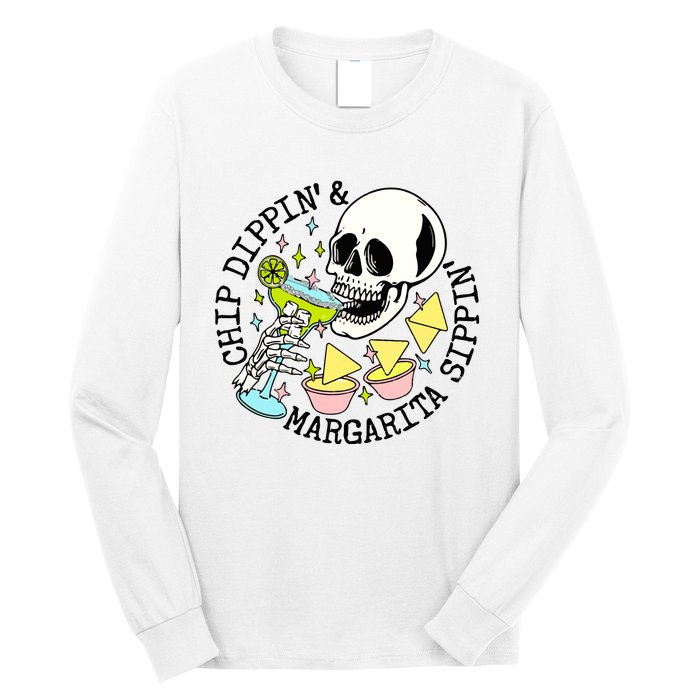 Chip Dippin Margarita Sippin Long Sleeve Shirt