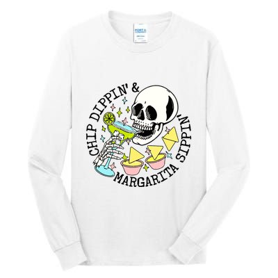 Chip Dippin Margarita Sippin Tall Long Sleeve T-Shirt