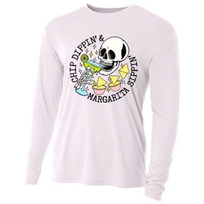 Chip Dippin Margarita Sippin Cooling Performance Long Sleeve Crew