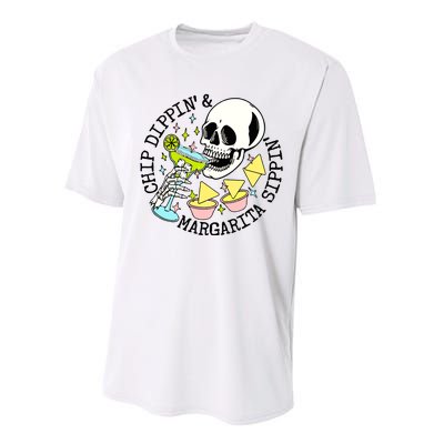 Chip Dippin Margarita Sippin Performance Sprint T-Shirt