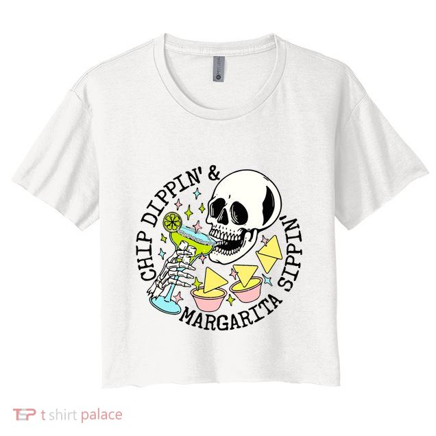 Chip Dippin Margarita Sippin Crop Top