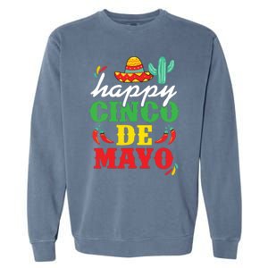 Cinco De Mayo Mexican Fiesta 5 De Mayo Garment-Dyed Sweatshirt