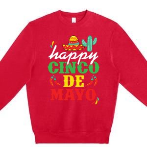 Cinco De Mayo Mexican Fiesta 5 De Mayo Premium Crewneck Sweatshirt