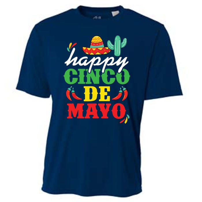 Cinco De Mayo Mexican Fiesta 5 De Mayo Cooling Performance Crew T-Shirt