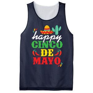 Cinco De Mayo Mexican Fiesta 5 De Mayo Mesh Reversible Basketball Jersey Tank