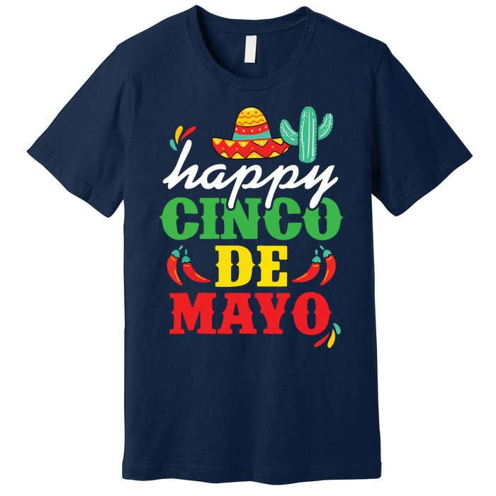 Cinco De Mayo Mexican Fiesta 5 De Mayo Premium T-Shirt