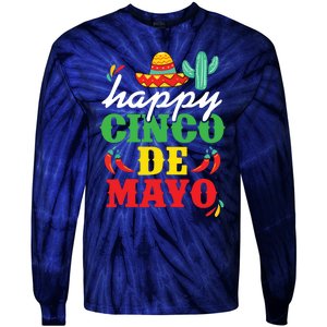 Cinco De Mayo Mexican Fiesta 5 De Mayo Tie-Dye Long Sleeve Shirt