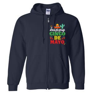 Cinco De Mayo Mexican Fiesta 5 De Mayo Full Zip Hoodie