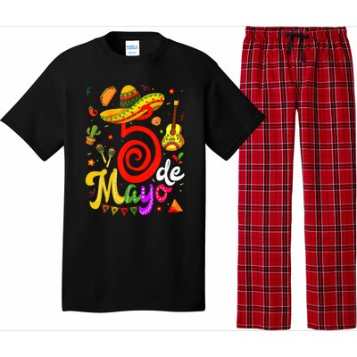 Cinco De Mayo Fiesta Surprise Camisa 5 De Mayo Viva Mexico Pajama Set