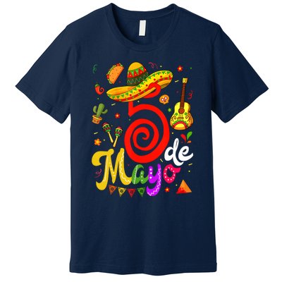 Cinco De Mayo Fiesta Surprise Camisa 5 De Mayo Viva Mexico Premium T-Shirt