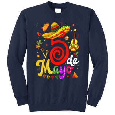 Cinco De Mayo Fiesta Surprise Camisa 5 De Mayo Viva Mexico Tall Sweatshirt