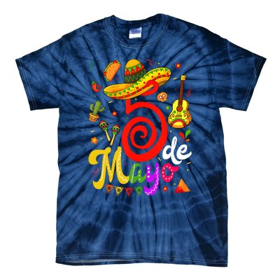 Cinco De Mayo Fiesta Surprise Camisa 5 De Mayo Viva Mexico Tie-Dye T-Shirt