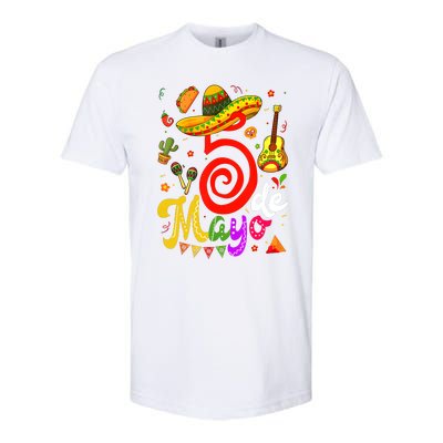 Cinco De Mayo Fiesta Surprise Camisa 5 De Mayo Viva Mexico Softstyle CVC T-Shirt