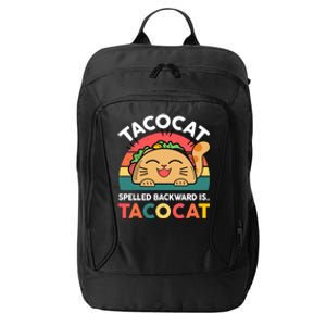 Cinco De Mayo Taco Cat Spelled Backwards Tacocat City Backpack