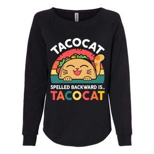 Cinco De Mayo Taco Cat Spelled Backwards Tacocat Womens California Wash Sweatshirt