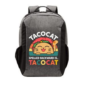 Cinco De Mayo Taco Cat Spelled Backwards Tacocat Vector Backpack