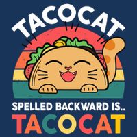 Cinco De Mayo Taco Cat Spelled Backwards Tacocat Cooling Performance Long Sleeve Crew