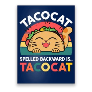 Cinco De Mayo Taco Cat Spelled Backwards Tacocat Poster