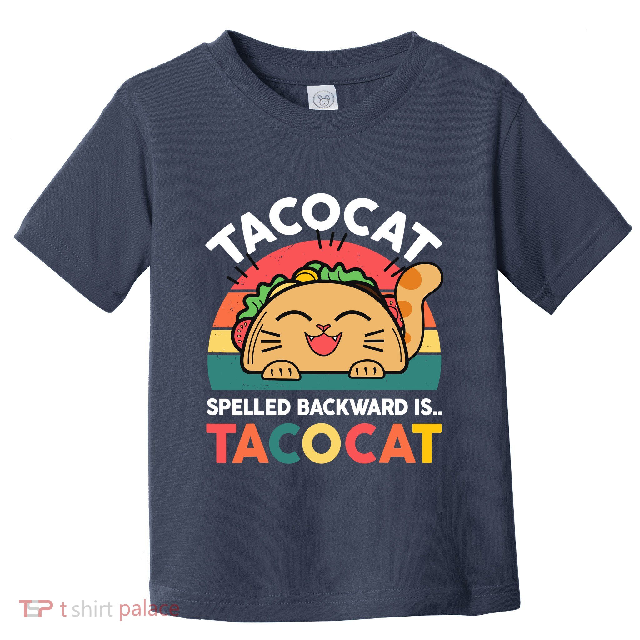 Cinco De Mayo Taco Cat Spelled Backwards Tacocat Toddler T-Shirt