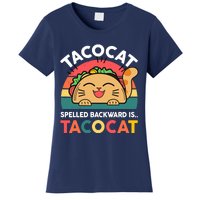 Cinco De Mayo Taco Cat Spelled Backwards Tacocat Women's T-Shirt