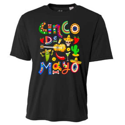 Cinco De Mayo 5 De Mayo Mexican Fiesta Cooling Performance Crew T-Shirt