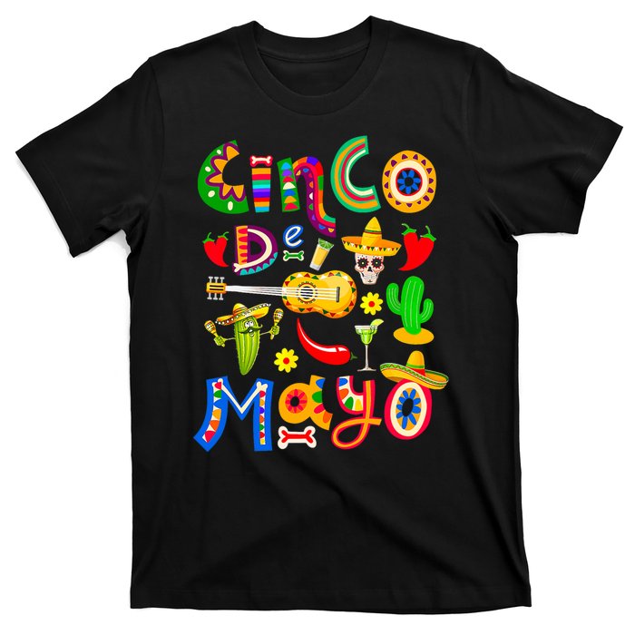 Cinco De Mayo 5 De Mayo Mexican Fiesta T-Shirt