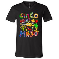 Cinco De Mayo 5 De Mayo Mexican Fiesta V-Neck T-Shirt