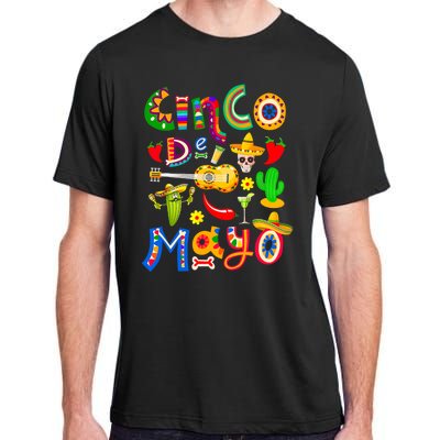 Cinco De Mayo 5 De Mayo Mexican Fiesta Adult ChromaSoft Performance T-Shirt