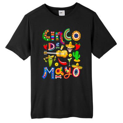 Cinco De Mayo 5 De Mayo Mexican Fiesta Tall Fusion ChromaSoft Performance T-Shirt