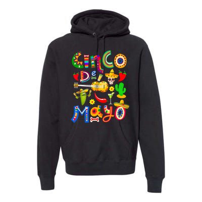 Cinco De Mayo 5 De Mayo Mexican Fiesta Premium Hoodie