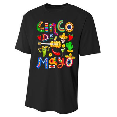 Cinco De Mayo 5 De Mayo Mexican Fiesta Performance Sprint T-Shirt