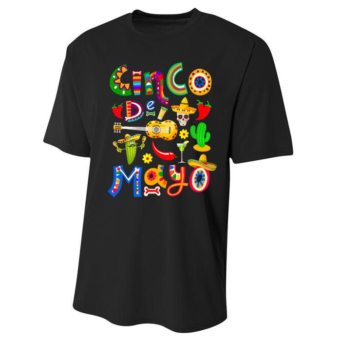 Cinco De Mayo 5 De Mayo Mexican Fiesta Performance Sprint T-Shirt