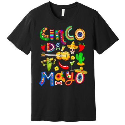 Cinco De Mayo 5 De Mayo Mexican Fiesta Premium T-Shirt