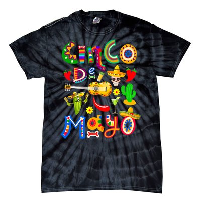 Cinco De Mayo 5 De Mayo Mexican Fiesta Tie-Dye T-Shirt