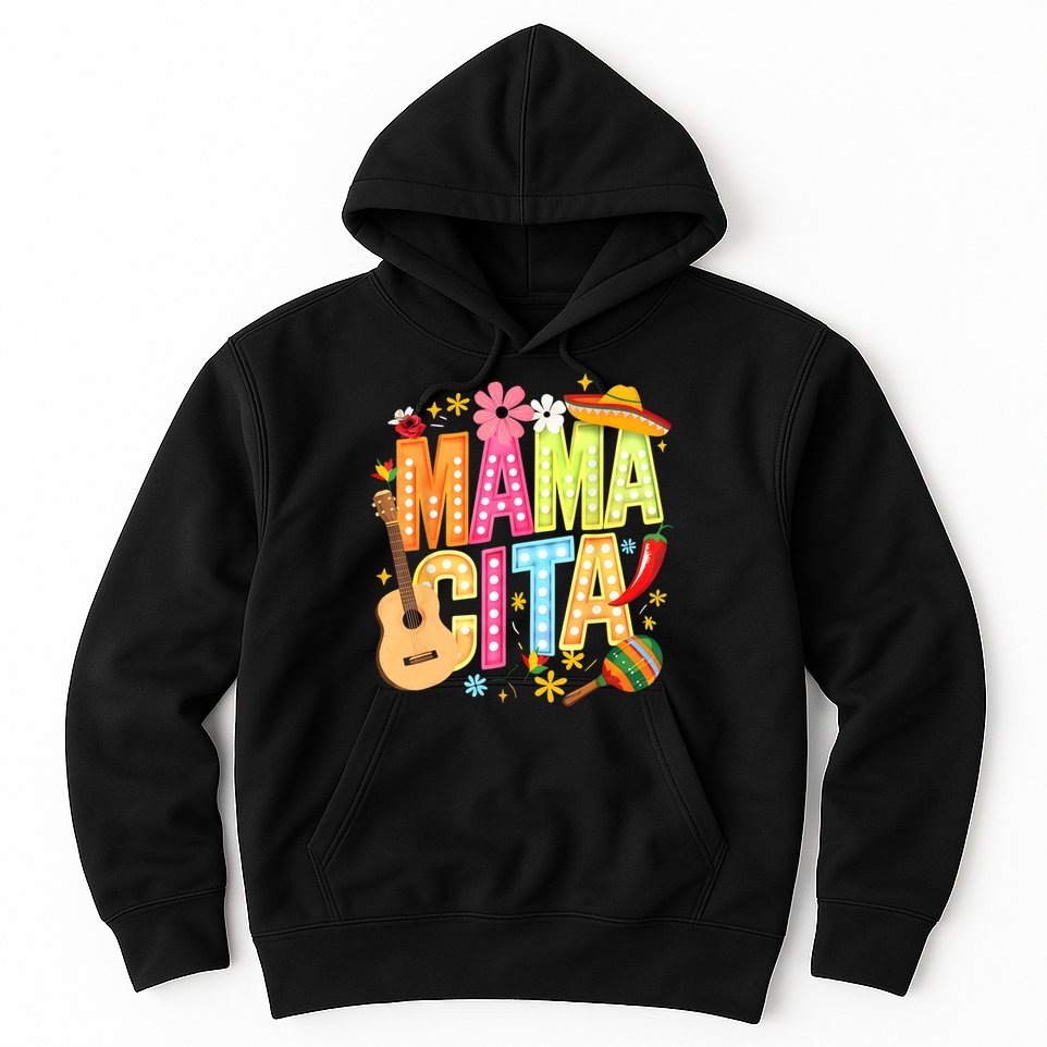 Cinco De Mayo Mamacita Mexican Mama Cita Women Mother's Day  Hoodie