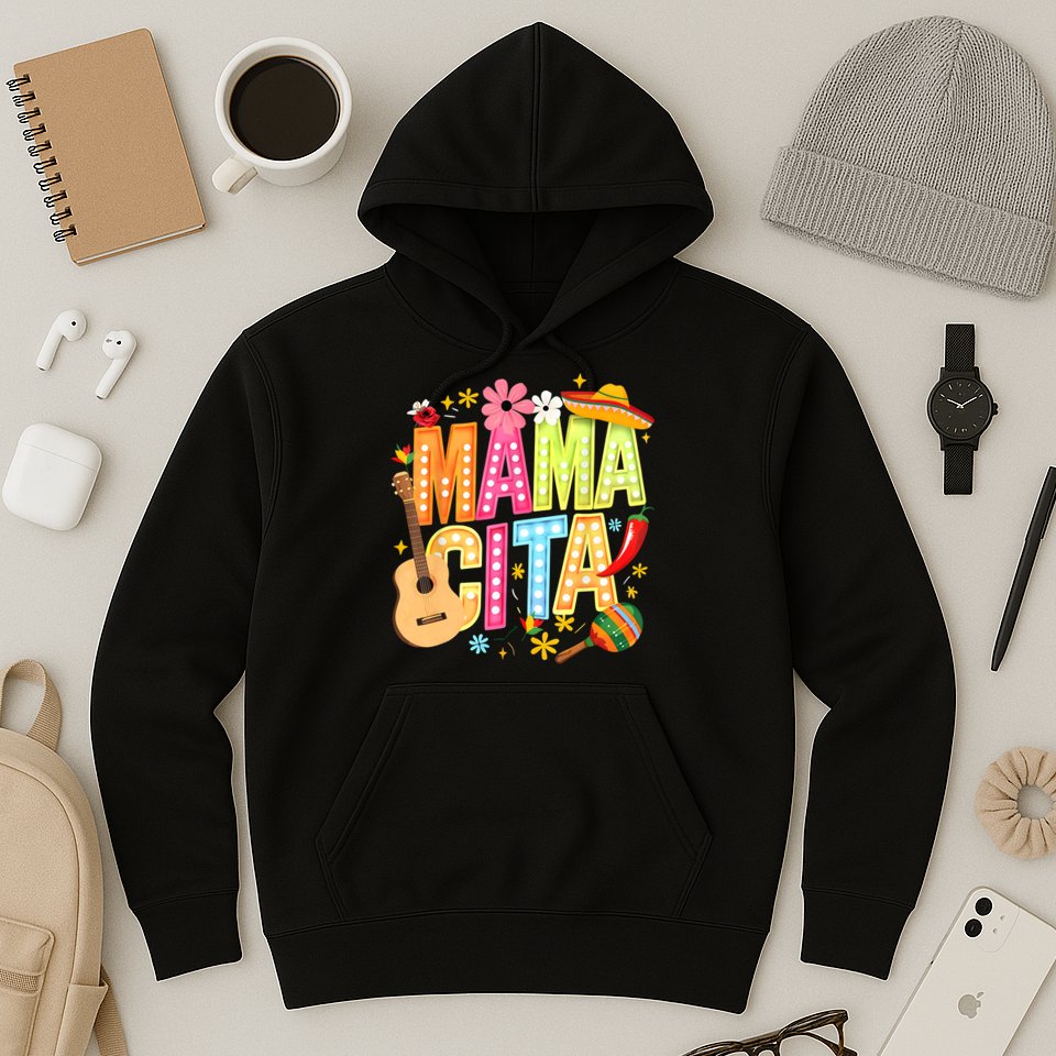 Cinco De Mayo Mamacita Mexican Mama Cita Women Mother's Day  Hoodie