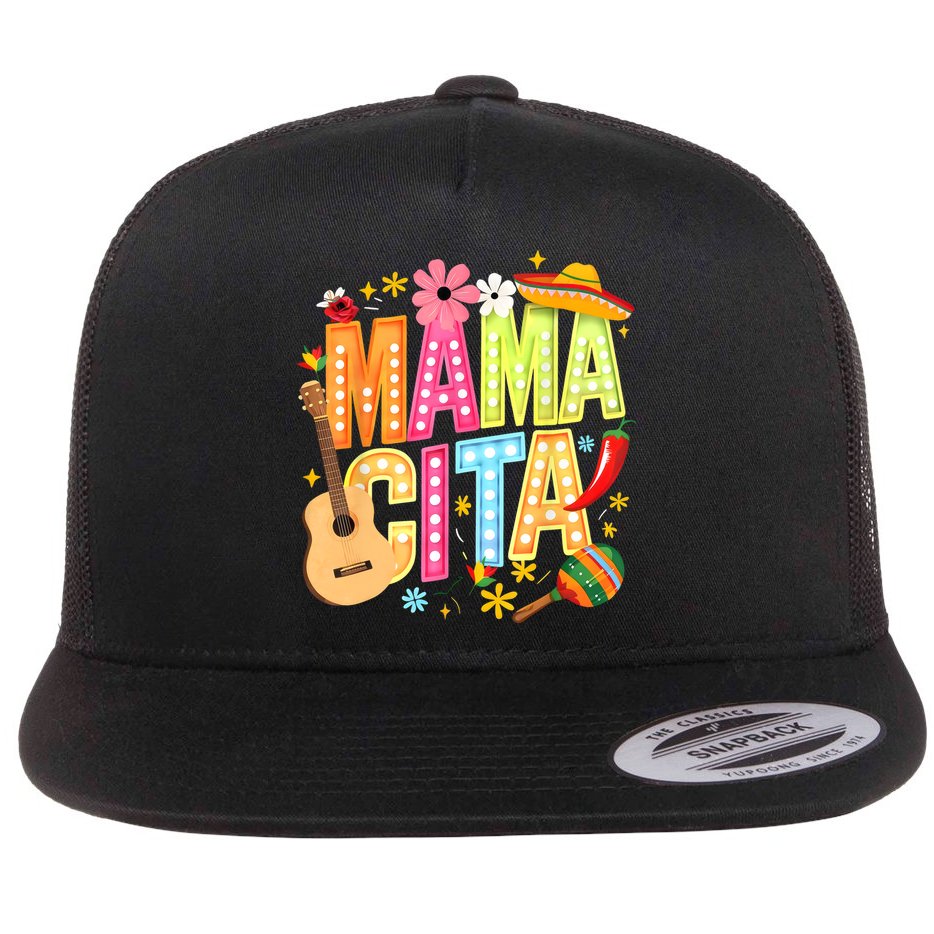 Cinco De Mayo Mamacita Mexican Mama Cita Women Mother's Day  Flat Bill Trucker Hat