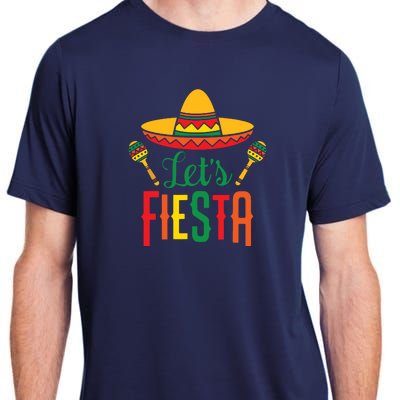 Cinco De Mayo Lets Fiesta Squad 5 De Mayo Mexican Fiesta Adult ChromaSoft Performance T-Shirt