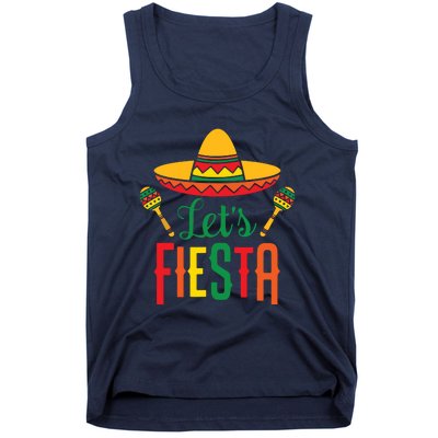 Cinco De Mayo Lets Fiesta Squad 5 De Mayo Mexican Fiesta Tank Top