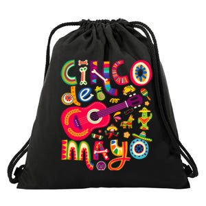 Cinco De Mayo 5 De Mayo Mexican Fiesta Drawstring Bag