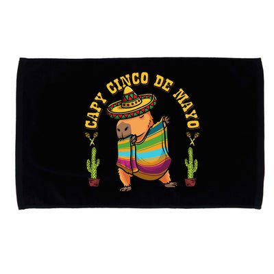 Cinco De Mayo Capybaras Mexican Capybara Women Microfiber Hand Towel