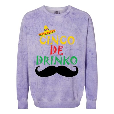 Cinco De Mayo Cinco De O Gift Colorblast Crewneck Sweatshirt