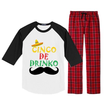 Cinco De Mayo Cinco De O Gift Raglan Sleeve Pajama Set