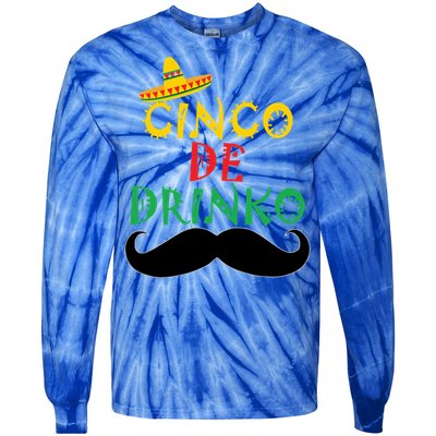 Cinco De Mayo Cinco De O Gift Tie-Dye Long Sleeve Shirt