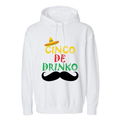 Cinco De Mayo Cinco De O Gift Garment-Dyed Fleece Hoodie