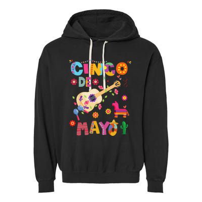 Cinco De Mayo Mexican Fiesta 5 De Mayo Garment-Dyed Fleece Hoodie