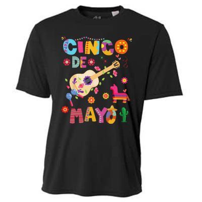 Cinco De Mayo Mexican Fiesta 5 De Mayo Cooling Performance Crew T-Shirt