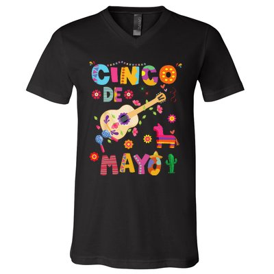 Cinco De Mayo Mexican Fiesta 5 De Mayo V-Neck T-Shirt